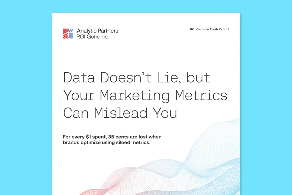 Data doesn't lie, but your ROI metrics can mislead you ROI Genome Flash Report