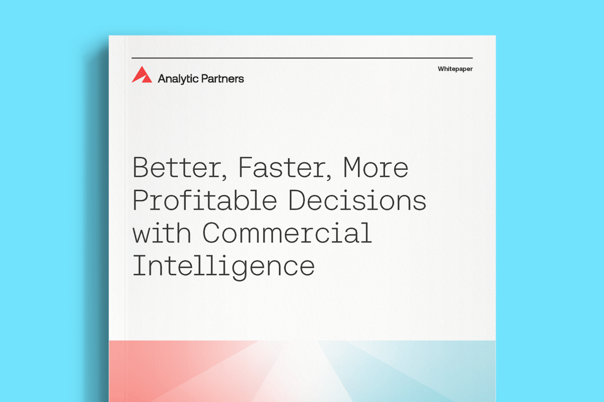 Better, faster, more profitable decisions with commercial intelligence whitepaper